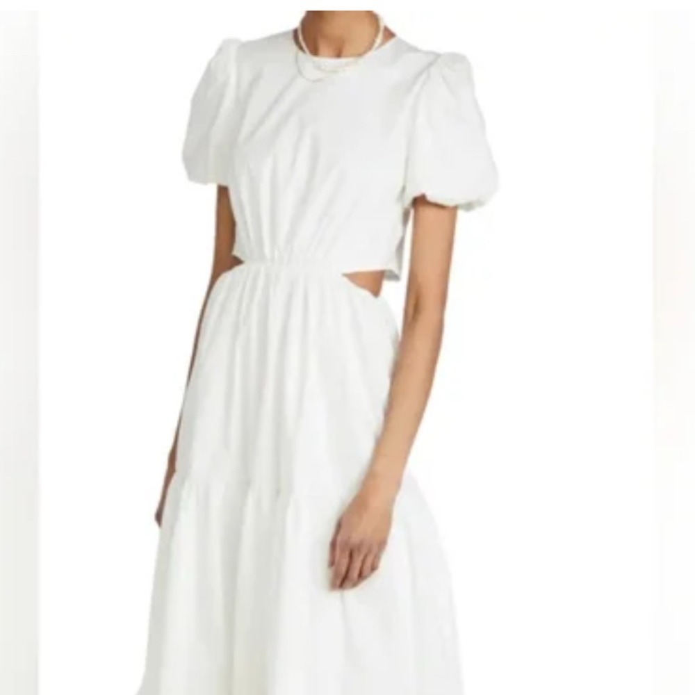 XS NWT Wayf ivory maxi Dress